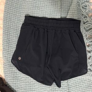size 4 navy blue 4” hotty hot lululemon shorts